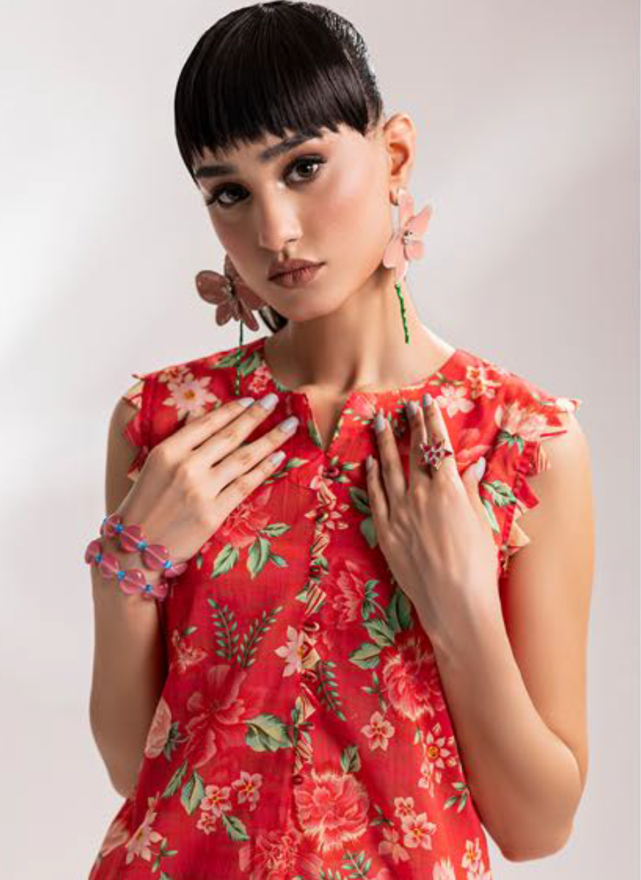 Coral Blossom 2-Piece Set