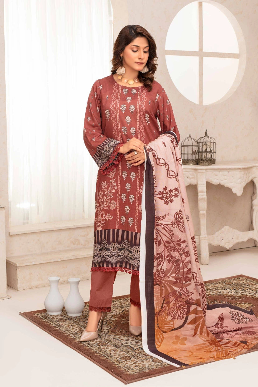 VOL II |  Digital Printed Slub Linen 3-Piece Suit