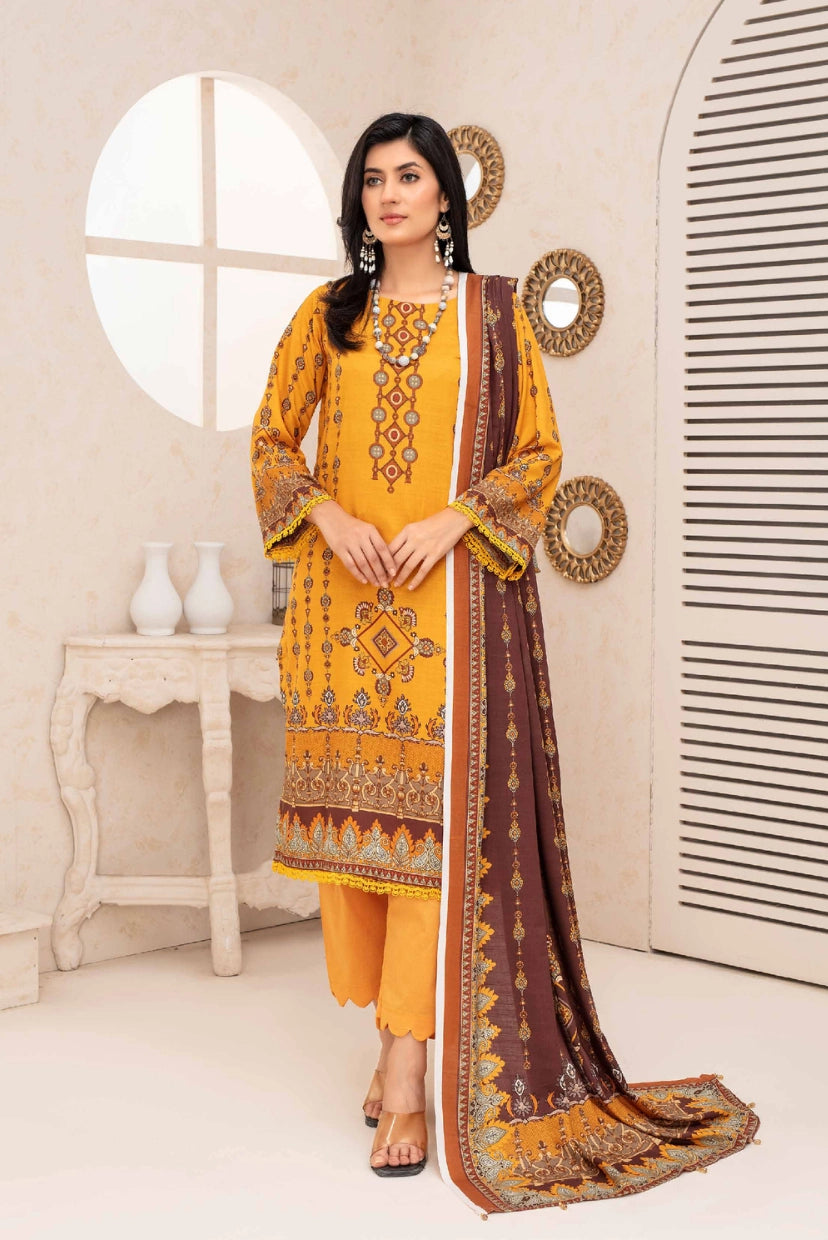 VOL II | Digital Printed Slub Linen 3-Piece Suit