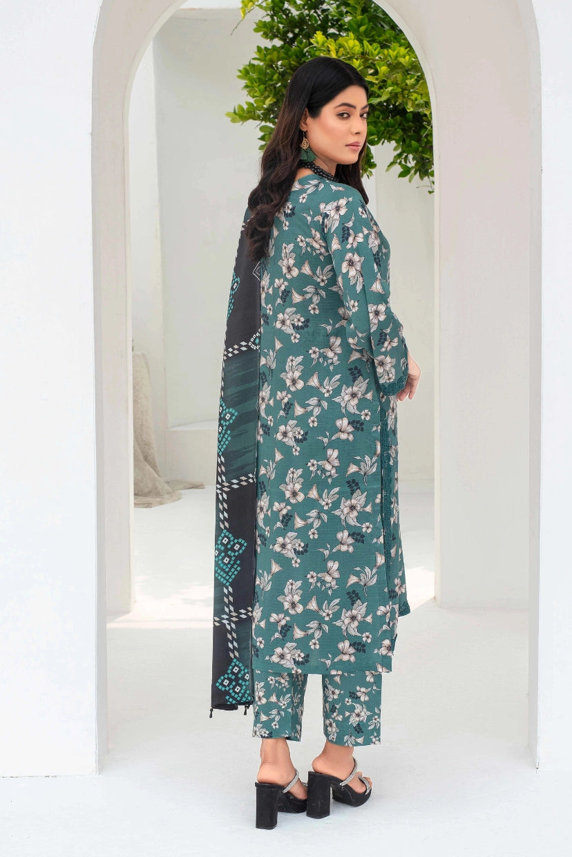 Golden Bloom – Dora Digital Viscose Ensemble