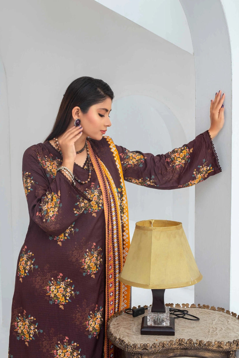 Chic Petals – Stylish Floral Viscose Set