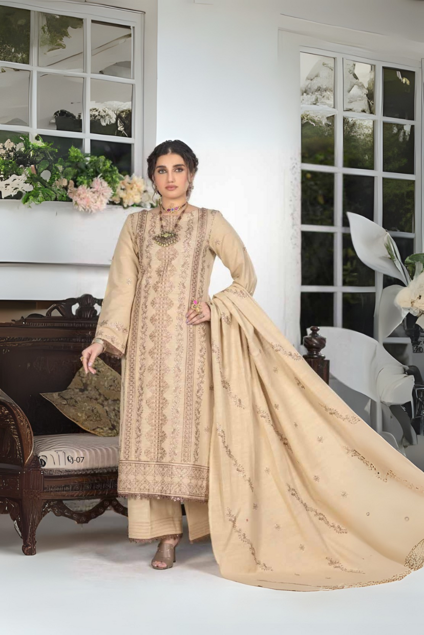 Luxury Embroidered Khaddar