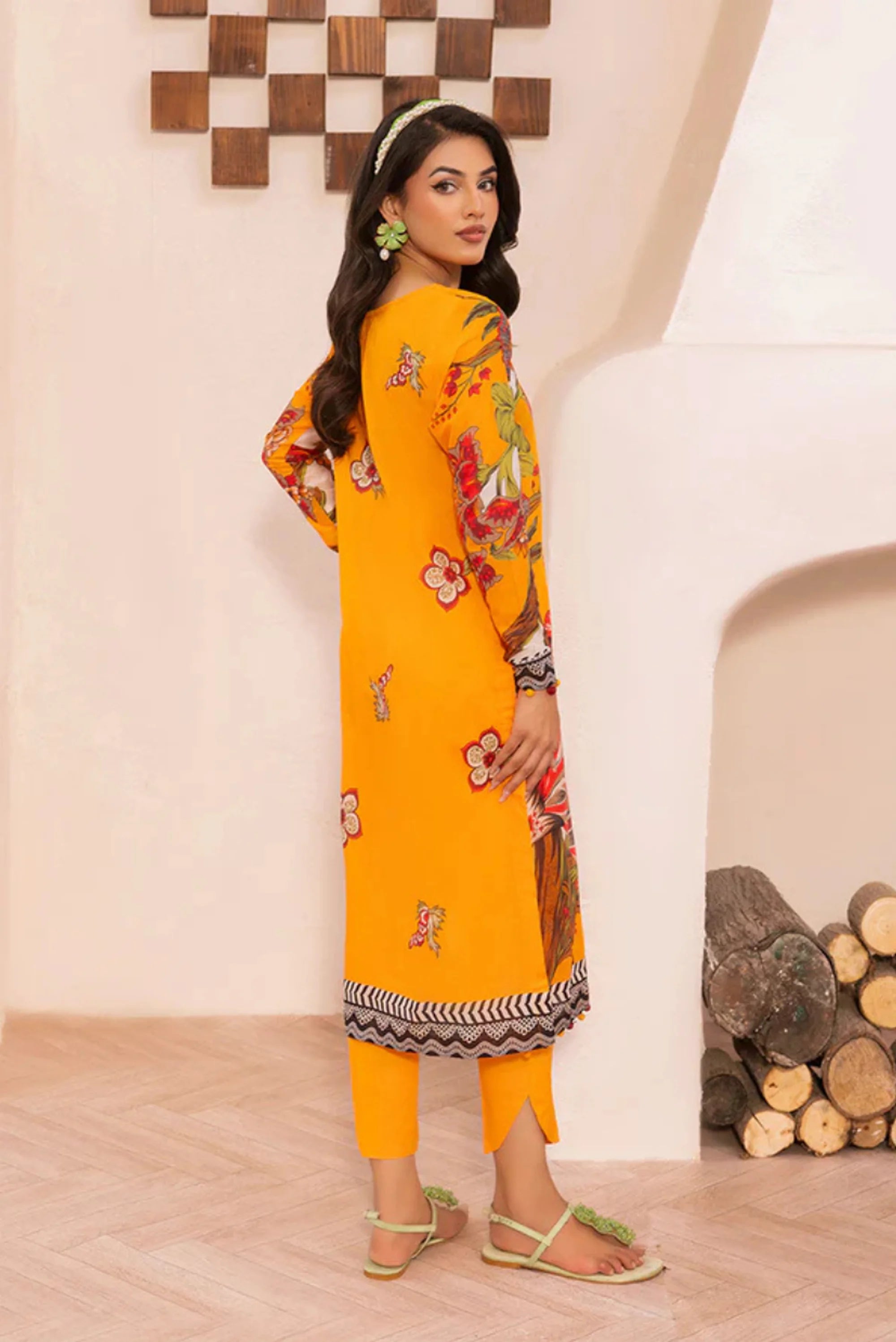 Sunset Radiance – Vibrant Digital Printed Shirt