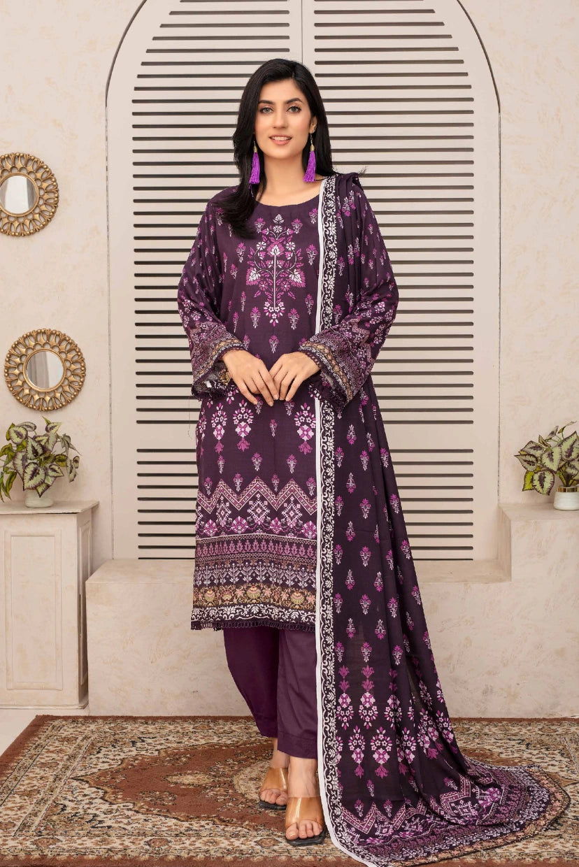 VOL II | Premium  Digital Printed Slub Linen 3-Piece Suit