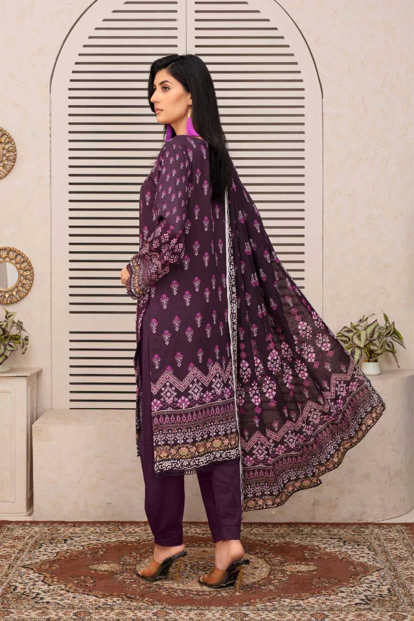 VOL II | Premium  Digital Printed Slub Linen 3-Piece Suit