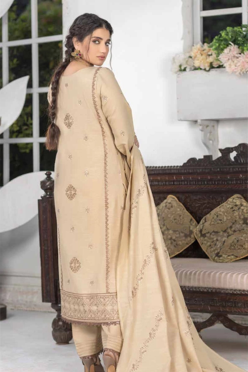 Skin Premium Khaddar Embroidered 3-Piece Suit