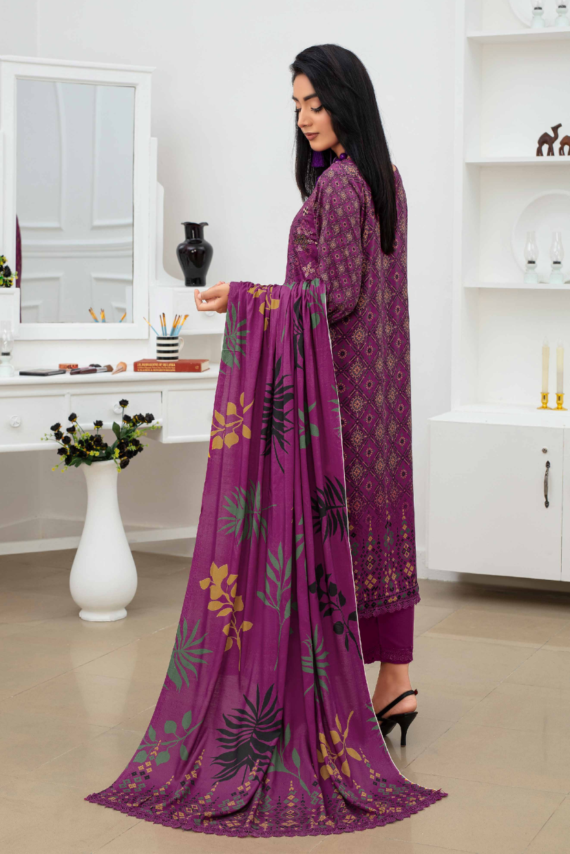 Timeless Grace | Embroidered Dora Linen | 3PC