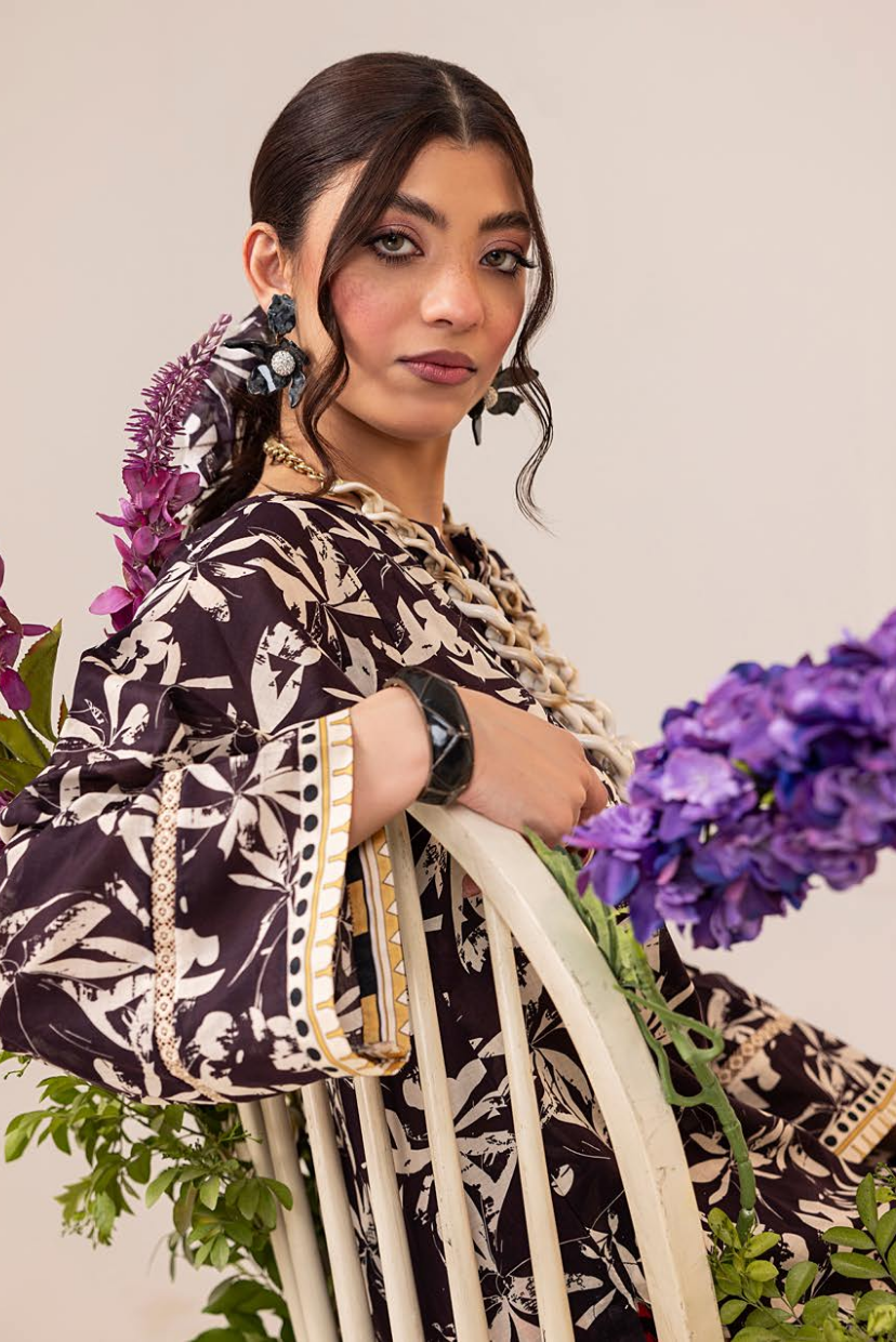 Floral Serenity – 2 PC Lawn Shirt & Trouser