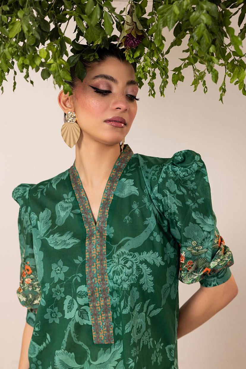 Mint Blossom – Premium Summer Lawn Wear