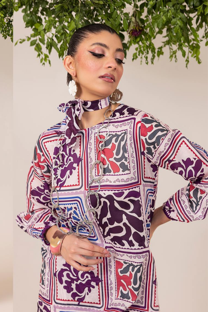 Elegant Botanica – Premium Printed Lawn