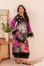 Midnight Bloom – Luxe Digital Printed Shirt