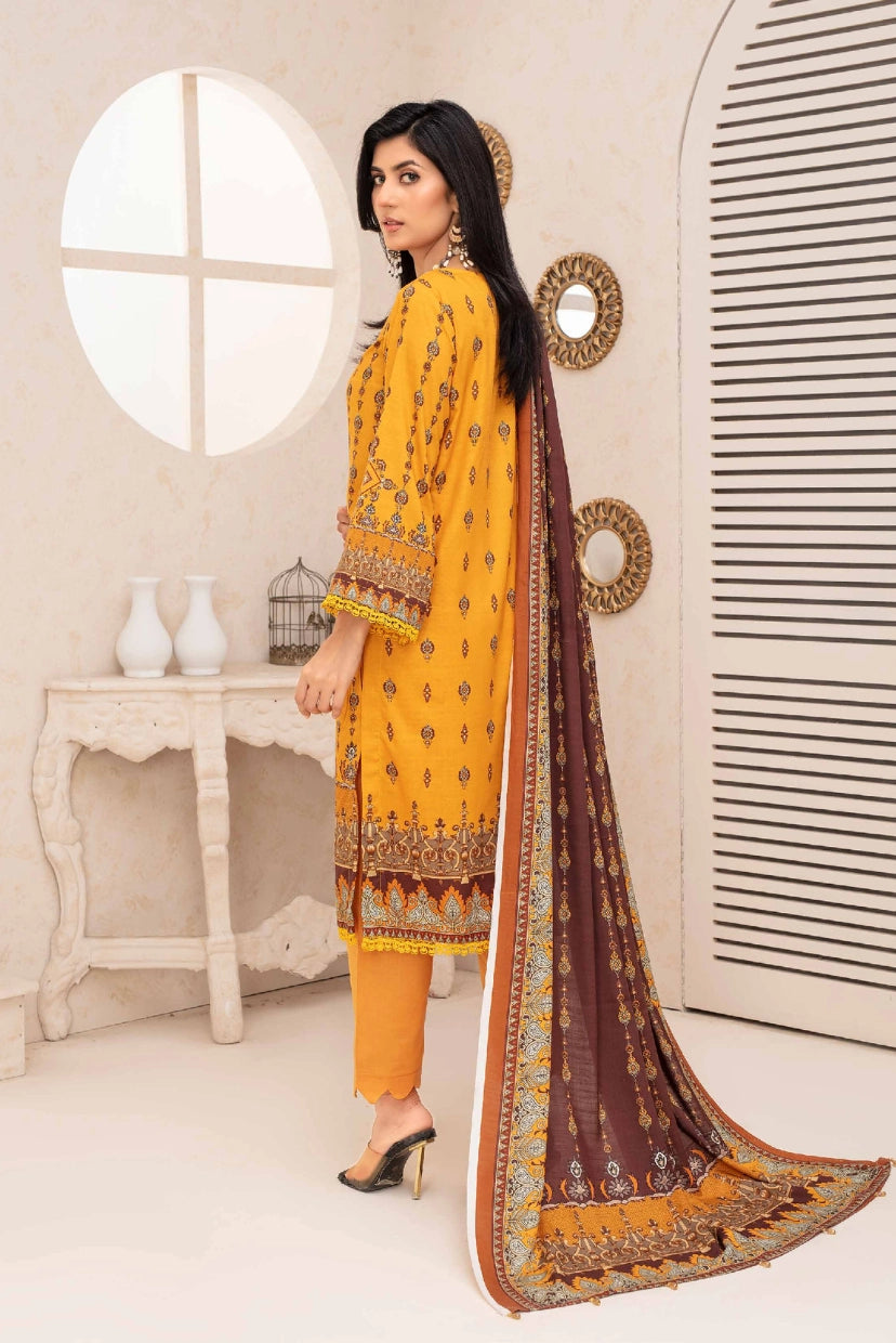 VOL II | Digital Printed Slub Linen 3-Piece Suit