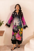 Midnight Bloom – Luxe Digital Printed Shirt