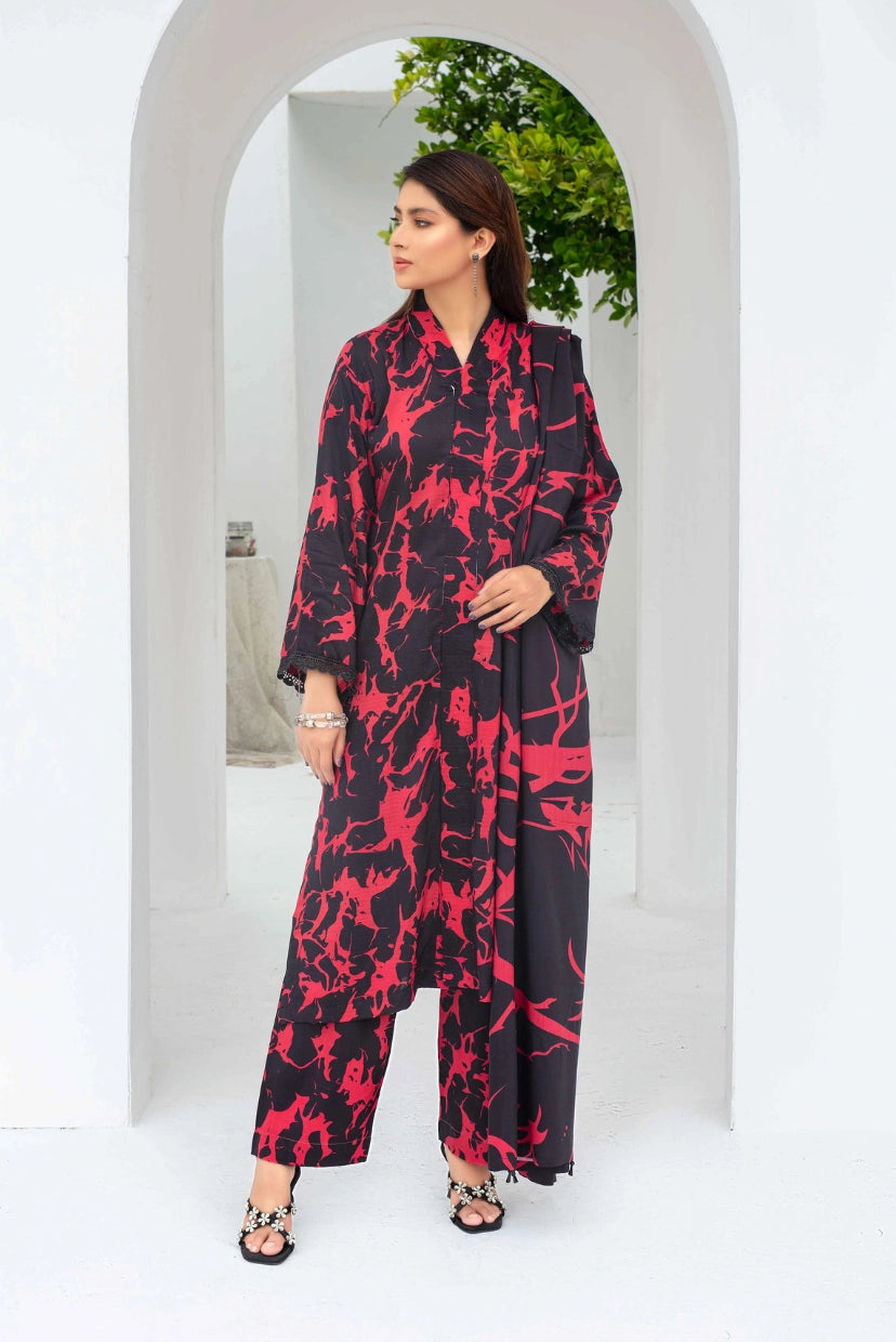 Chic Petals – Stylish Floral Viscose Set