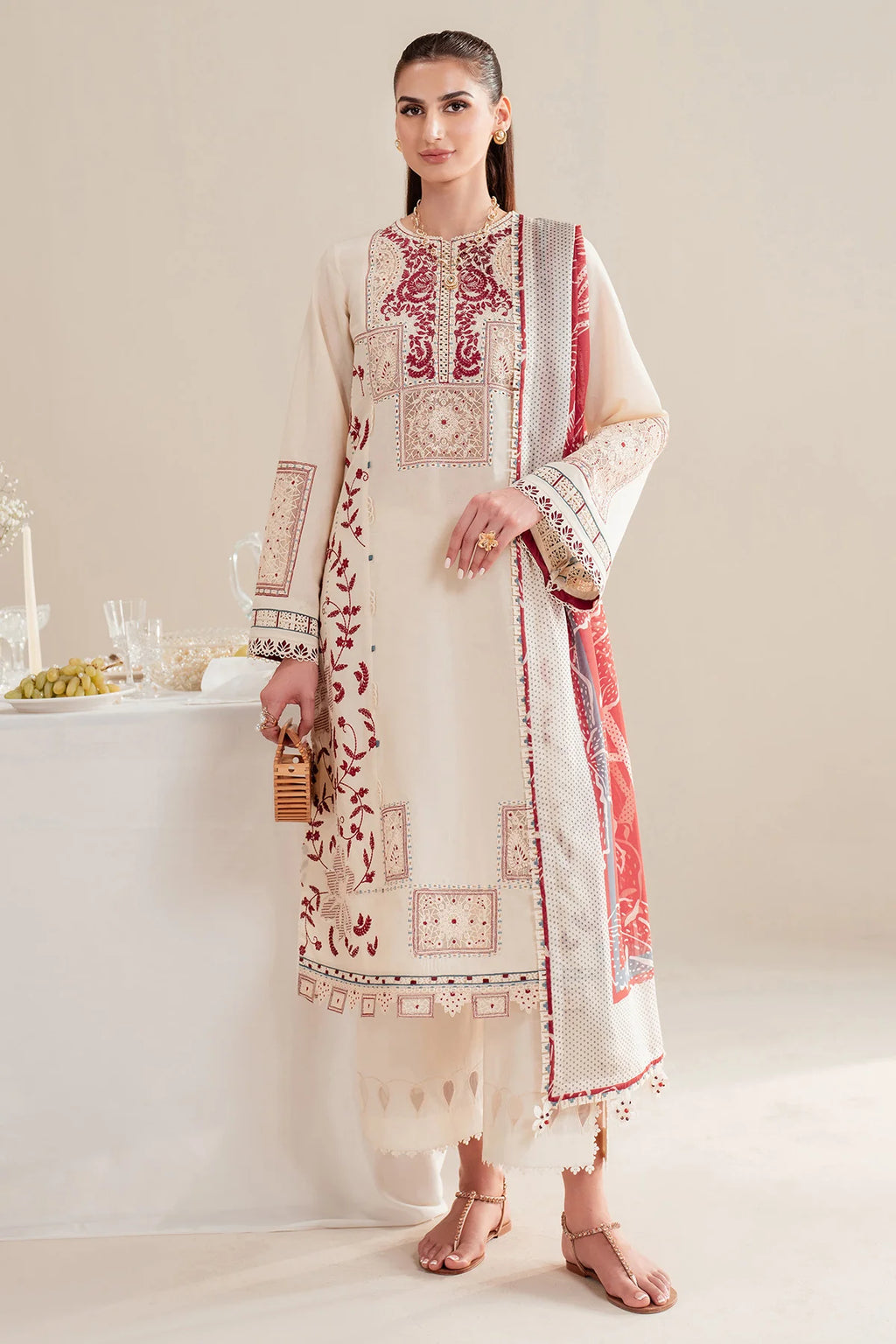 EMBROIDERED LAWN IL'25-D02