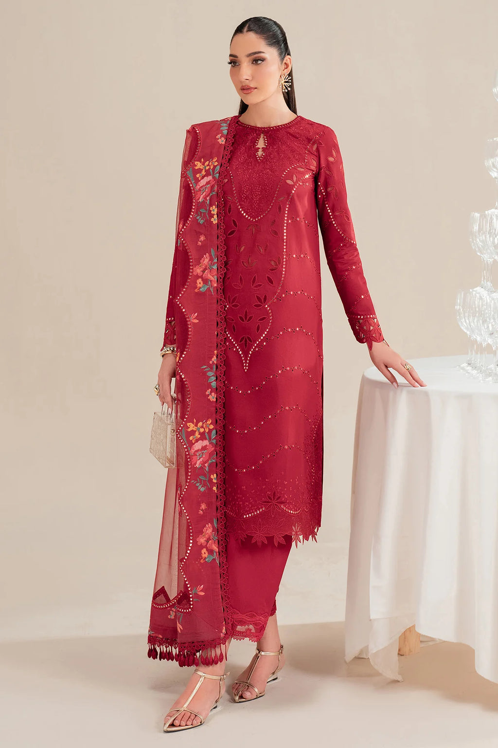 EMBROIDERED LAWN IL'25-D03