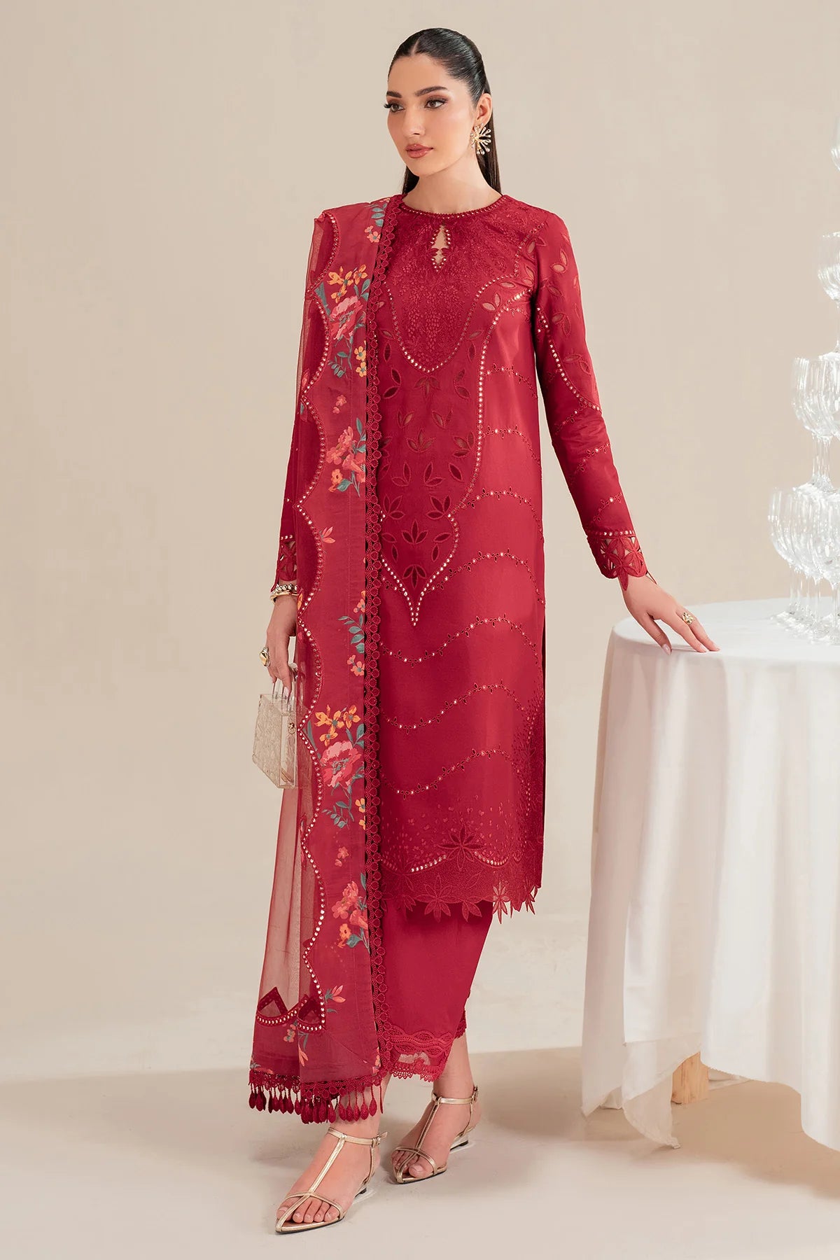 EMBROIDERED LAWN IL'25-D03