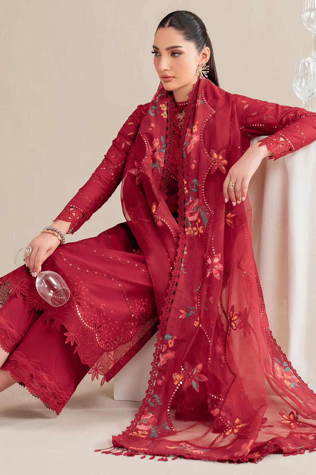 EMBROIDERED LAWN IL'25-D03