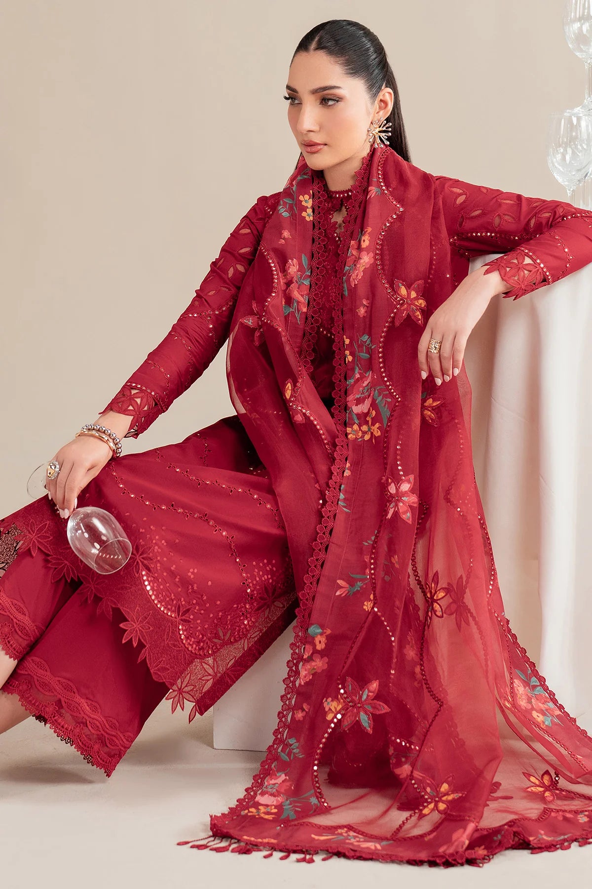 EMBROIDERED LAWN IL'25-D03